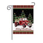 Merry Christmas Decorations Red Truck With Gifts Dubbelzi...