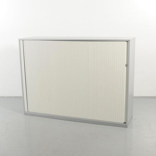 Steelcase roldeurkast, grijs, 117 x 160 cm, incl. 4, Huis en Inrichting, Kasten | Roldeurkasten en Archiefkasten, Ophalen of Verzenden
