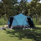 vidaXL Dome Tent 4-Person met dak met opslag Blauw 505 x 450, Verzenden, Nieuw