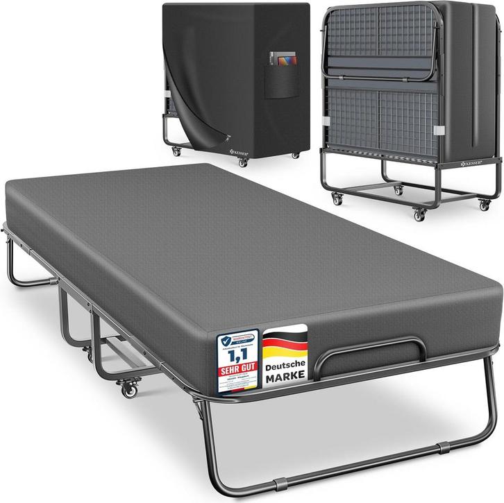 KESSER® Opklapbed, logeerbed, inclusief matras van traagschu, Huis en Inrichting, Kasten | Computermeubels, Nieuw, Verzenden