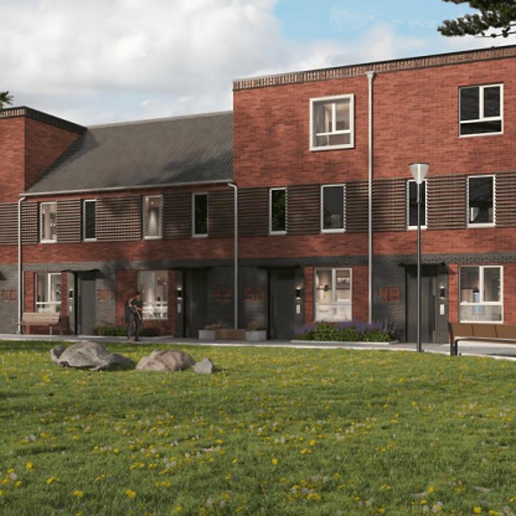 Eengezinswoning met tuin en parkeerplaats, Huizen en Kamers, Garages en Parkeerplaatsen