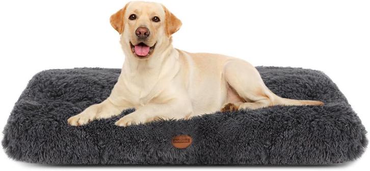 Hondenmand - Hondenkussen - Hondenbed - Donkergrijs - 110x73, Dieren en Toebehoren, Hondenmanden, Zo goed als nieuw, Verzenden