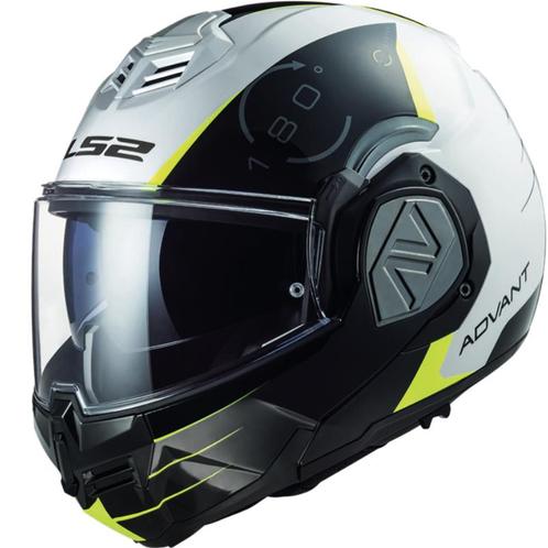 LS2 FF906 Advant Codex Wit Zwart Systeemhelm, Motoren, Kleding | Motorhelmen, Systeemhelm, Heren, XXL, Nieuw met kaartje, Overige merken