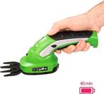 2dekans | TecTake heggeschaar - incl. telescoopsteel en 2, Tuin en Terras, Ophalen of Verzenden, Zo goed als nieuw, Tectake