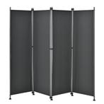 Tuinscherm scheidingswand zonwering 170x215 cm donkergrijs, Verzenden, Nieuw