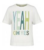 Cartoon T-shirt in maat 38 Wit, Kleding | Dames, T-shirts, Cartoon, Verzenden, Zo goed als nieuw, Wit