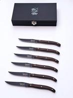 Laguiole - 6x Luxury Steak Knives - Wengé Wood - style de -