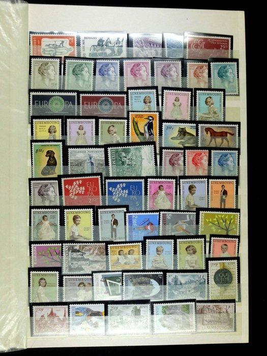 Luxemburg - postfrieke verzameling in een steekboek, Postzegels en Munten, Postzegels | Europa | België