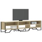 vidaXL Tv-meubel 180x34x41 cm bewerkt hout sonoma, Huis en Inrichting, Kasten | Televisiemeubels, Verzenden, Nieuw, Overige houtsoorten