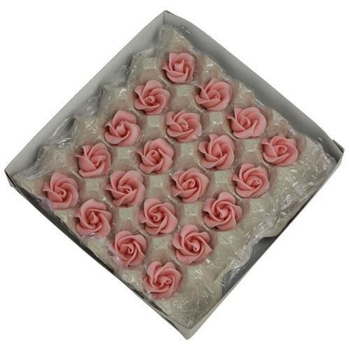 Marsepein rozen 5 blads 35mm 10 stuks, Roze Luxe, Hobby en Vrije tijd, Taarten en Cupcakes maken, Nieuw, Verzenden