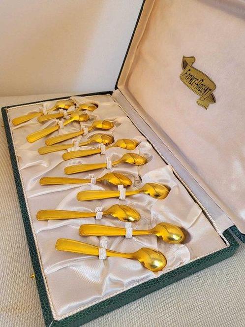 France Argent - Lepel (12) - Metaal, Verguld, Antiek en Kunst, Antiek | Meubels | Tafels