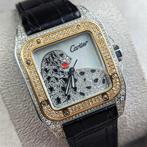 Cartier - Santos 100 Diamonds Leopard Special - 3001 - Heren, Nieuw