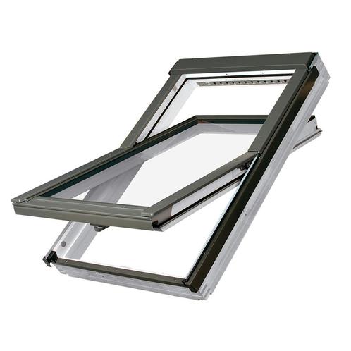 Fakro dakraam FTW-V U41 AWMX wit gelakt triple glas 78x160 c, Doe-het-zelf en Verbouw, Glas en Ramen, Verzenden
