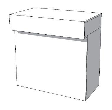 Toonbank U-Frame Thick C-PUH-005, Zakelijke goederen, Kantoor en Winkelinrichting | Kantoormeubilair en Inrichting