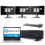 HP EliteBook 745 G5 - AMD Ryzen 7 2700U - 14 inch - 16GB RAM, Computers en Software, Windows Laptops, Verzenden, Zo goed als nieuw