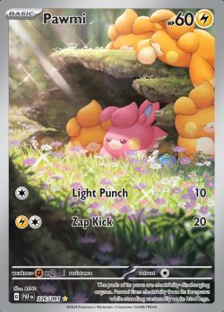 Pawmi 226/091 Paldean Fates, Hobby en Vrije tijd, Verzamelkaartspellen | Pokémon, Losse kaart, Nieuw, Foil, Ophalen of Verzenden
