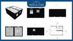 Woonunit te koop! Geheel naar eigen wens in te richten!, Zakelijke goederen, Machines en Bouw | Keten en Containers