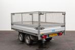 Hapert plateauwagen 2000Kg + loofrekken Plateauwagen, Ophalen of Verzenden, Gebruikt
