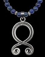 Lapis lazuli - Collier - Viking - Trollenkruis - Schild