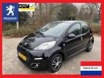 Peugeot 107 1.0 12V 5DR 2012 Zwart, Auto's, Voorwielaandrijving, Stof, Startonderbreker, Zwart