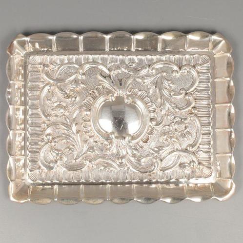 Presenteerblad / - Dienblad - .800 zilver, Antiek en Kunst, Antiek | Goud en Zilver
