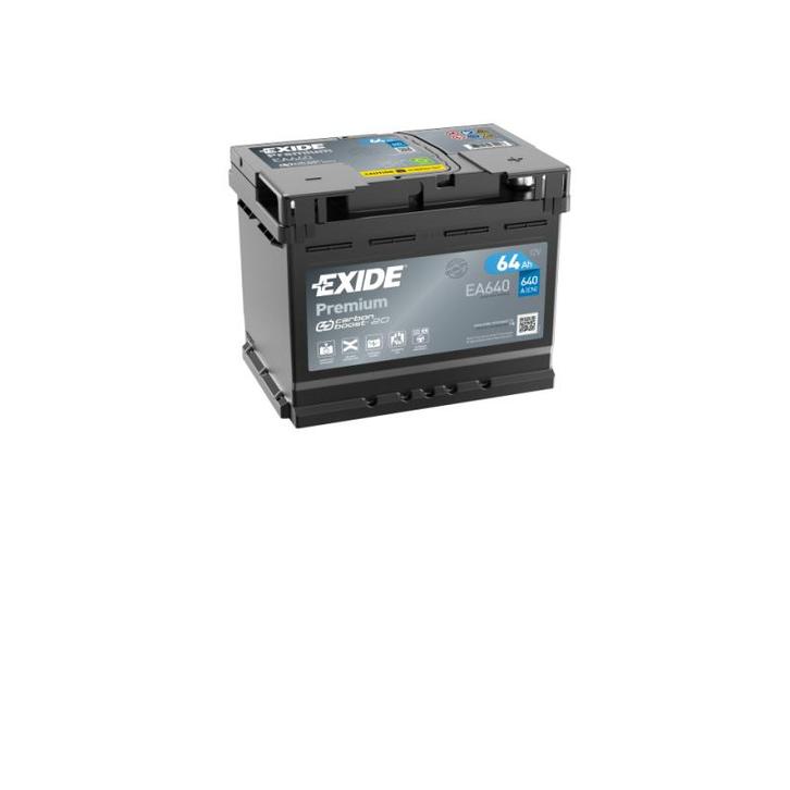 Exide Premium accu | EA640 | 12V 64Ah, Auto-onderdelen, Accu's en Toebehoren, Ophalen of Verzenden