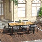 TRUUSK Tuintafel Voor 8 Personen, Eettafel, Aluminium Tafel,, Verzenden, Nieuw