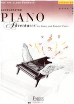 Piano methode: piano adventures Nancy Faber [440], Muziek en Instrumenten, Bladmuziek, Les of Cursus, Piano, Gebruikt, Ophalen of Verzenden