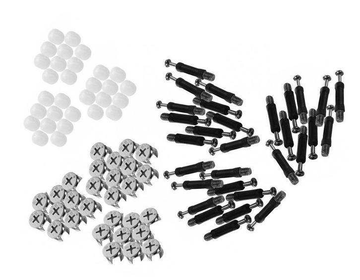 Set van 30 minifix connectoren (M6, lengte 32 mm), Doe-het-zelf en Verbouw, Gereedschap | Handgereedschap, Nieuw, Ophalen of Verzenden