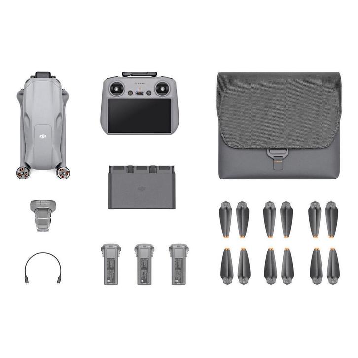 DJI Air 3 drone Fly More Combo (met RC-2 Smart Controller, Audio, Tv en Foto, Drones, Gebruikt, Verzenden