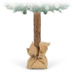 Kunstkerstboom - 180 cm - op houten stam - met dennenappels, Nieuw, Ophalen of Verzenden