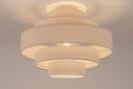 Rietveld Plafondlampen - Creme, Beige - Stof, Metaal, Verzenden, Nieuw