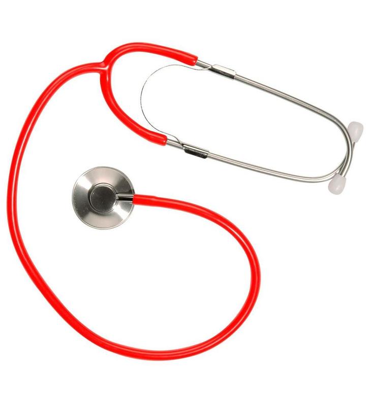 Dokter Nep Stethoscoop Rood, Hobby en Vrije tijd, Feestartikelen, Nieuw, Verzenden