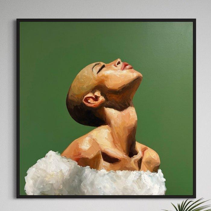 Houessou Koffins Bryan (1999) - Respire, Antiek en Kunst, Kunst | Schilderijen | Modern