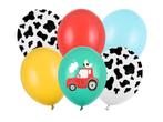 Ballonnen Boerderij Mix (6st), Hobby en Vrije tijd, Feestartikelen, Ophalen of Verzenden, Nieuw