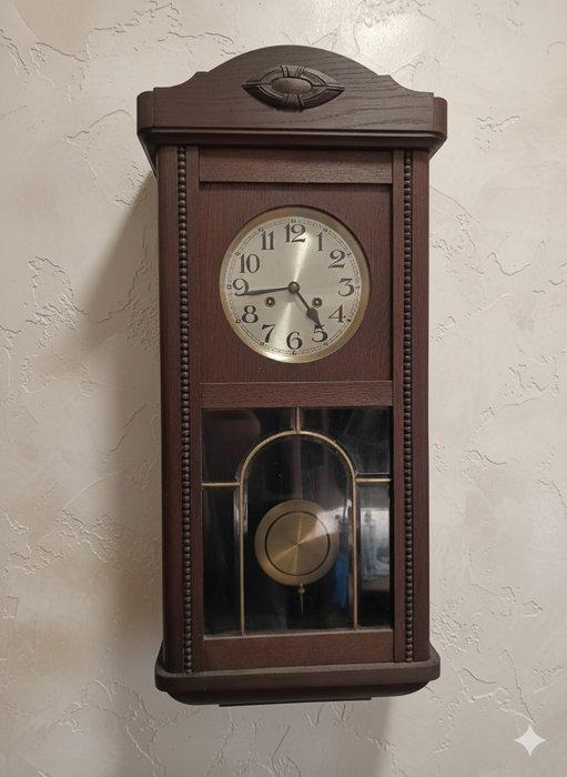 Regulateur wandklok - Haller & Benzing - Hout, Messing -, Antiek en Kunst, Antiek | Klokken