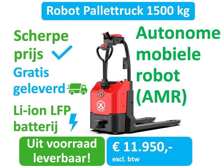 Autonome Robot Palletwagen | Automatiseer repetitieve taken, Zakelijke goederen, Machines en Bouw | Heftrucks en Intern transport