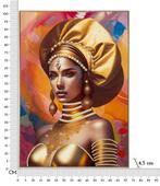 SCHILDERIJ MET LIJST SAMIRA -B- CM 72X4,5X102, Ophalen of Verzenden, Nieuw