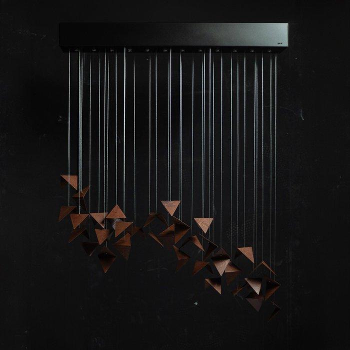 Gie El - Kroonluchter - Staal - VILINE roest LGH0841, Antiek en Kunst, Antiek | Lampen