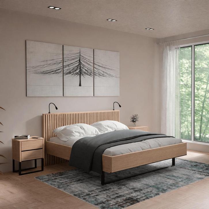 Van Os Ledikant Marriott 1-delig Hoofdbord - 140 x 210, Kinderen en Baby's, Babywiegjes en Ledikanten