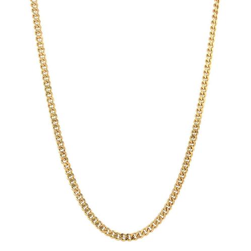 Gouden lengtecollier gourmet 81 cm 14 krt, Sieraden, Tassen en Uiterlijk, Kettingen, Goud, Zo goed als nieuw, Goud, Verzenden