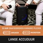 Lenco BTC-060BK - Draadloze Bluetooth Speaker 20W - Karaokes, Verzenden, Nieuw in verpakking