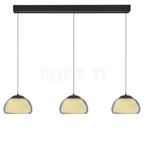 Hell Luxxo Hanglamp LED 3-lichts, zwart (Hanglampen), Verzenden, Nieuw