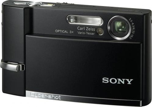 Sony Cyber-Shot DSC-T50 Digitale Compact Camera - Zwart, Audio, Tv en Foto, Fotocamera's Digitaal, Zo goed als nieuw, Verzenden