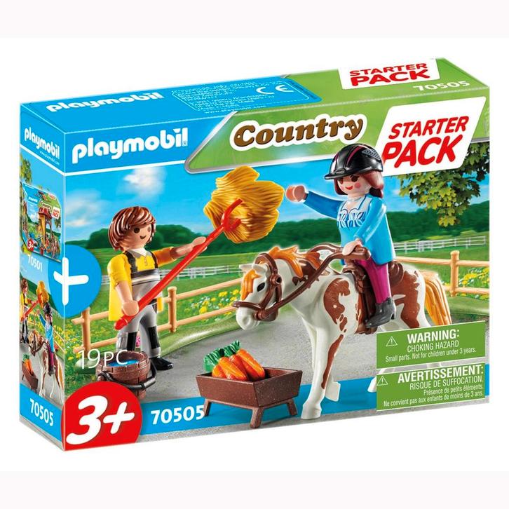 Playmobil Country Starterpack Manege Uitbreidingsset - 70505, Kinderen en Baby's, Speelgoed | Playmobil, Nieuw, Verzenden