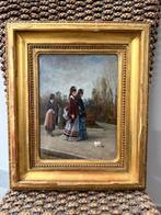 Luigi Cantu (1847 - 1910) - La passeggiata (datato 1879)