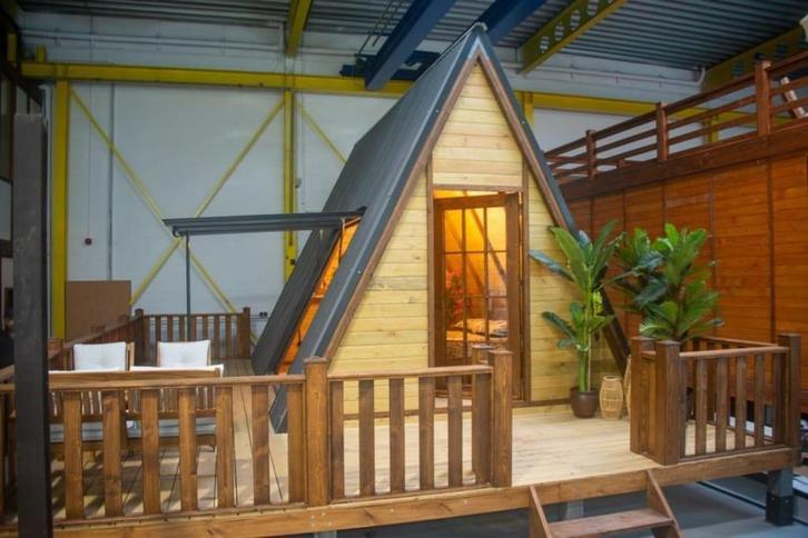 Online veiling: VillaChalets Model Romantica – Tiny House |, Huizen en Kamers, Recreatiewoningen te koop, Chalet