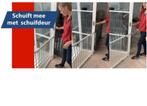SafetyThings traphekje op wielen 80 - 130 cm zonder drempel, Kinderen en Baby's, Traphekjes, Ophalen of Verzenden, Zo goed als nieuw