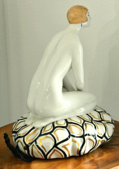 Lamp - Porselein - Oorsprong Frankrijk, Antiek en Kunst, Antiek | Glas en Kristal