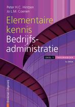 Elementaire kennis bedrijfsadministratie / 1 / Theorieboek /, Boeken, Verzenden, Zo goed als nieuw, Peter H.C. Hintzen
